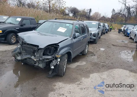 2006 Honda Cr-V Se из США, поврежденный, VIN SHSRD78956U444954